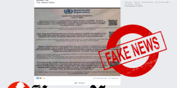 Anti mask protest, Fake WHO guidelines document shared